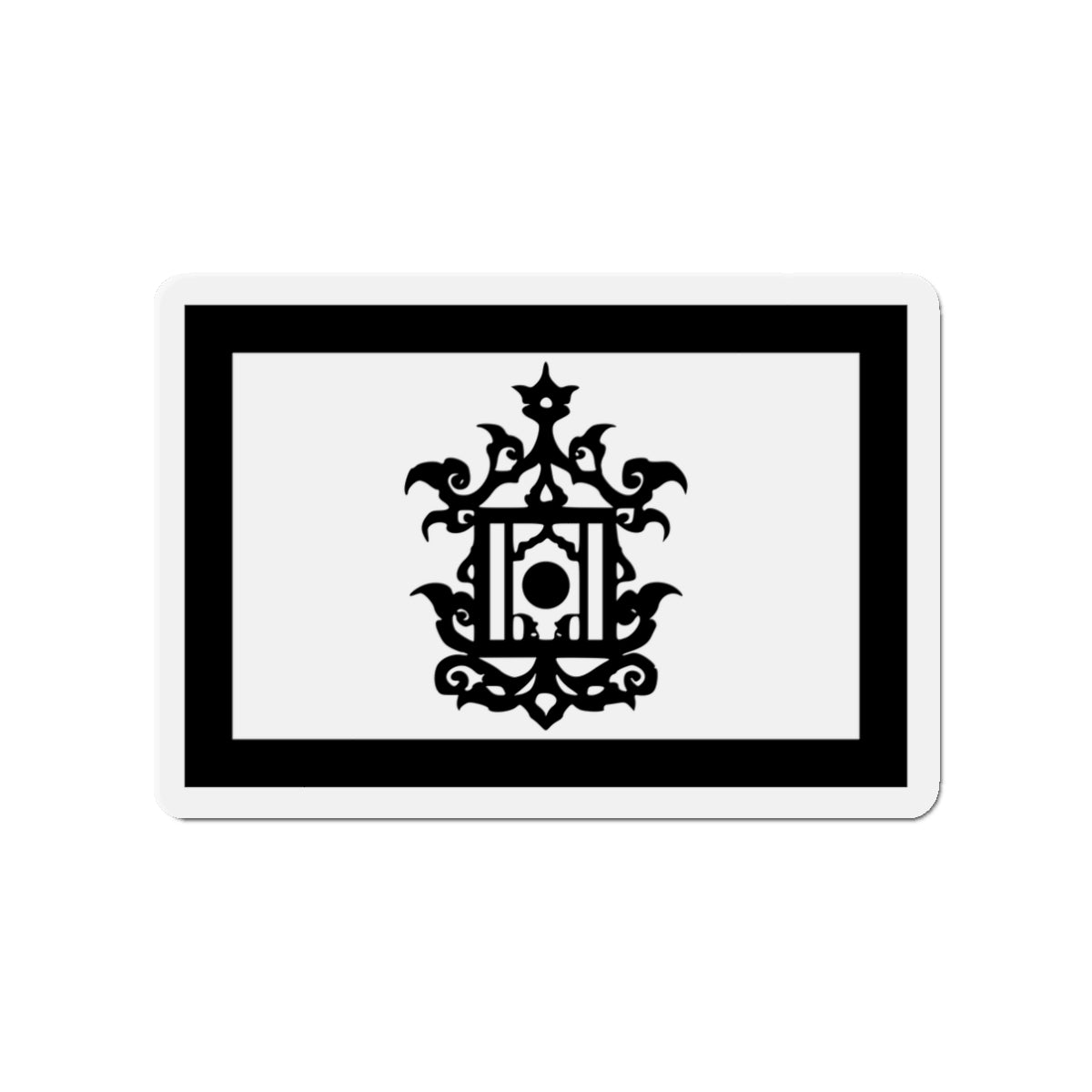 Flag of 18th Century Flag of Sulu Malaysia - Die-Cut Magnet-3" x 3"-The Sticker Space