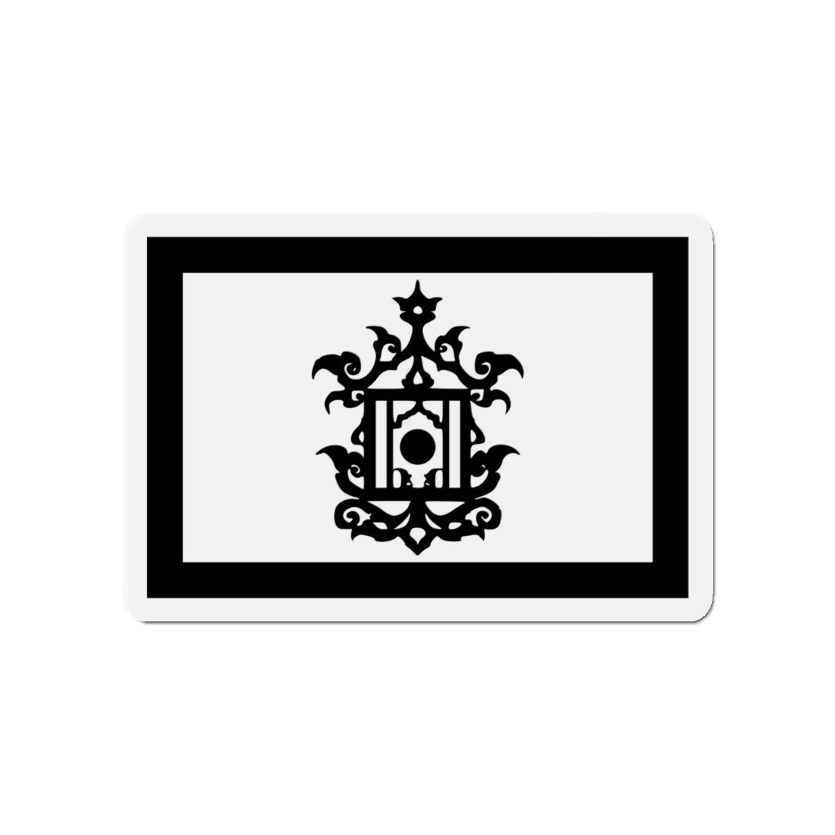 Flag of 18th Century Flag of Sulu Malaysia - Die-Cut Magnet-4" x 4"-The Sticker Space