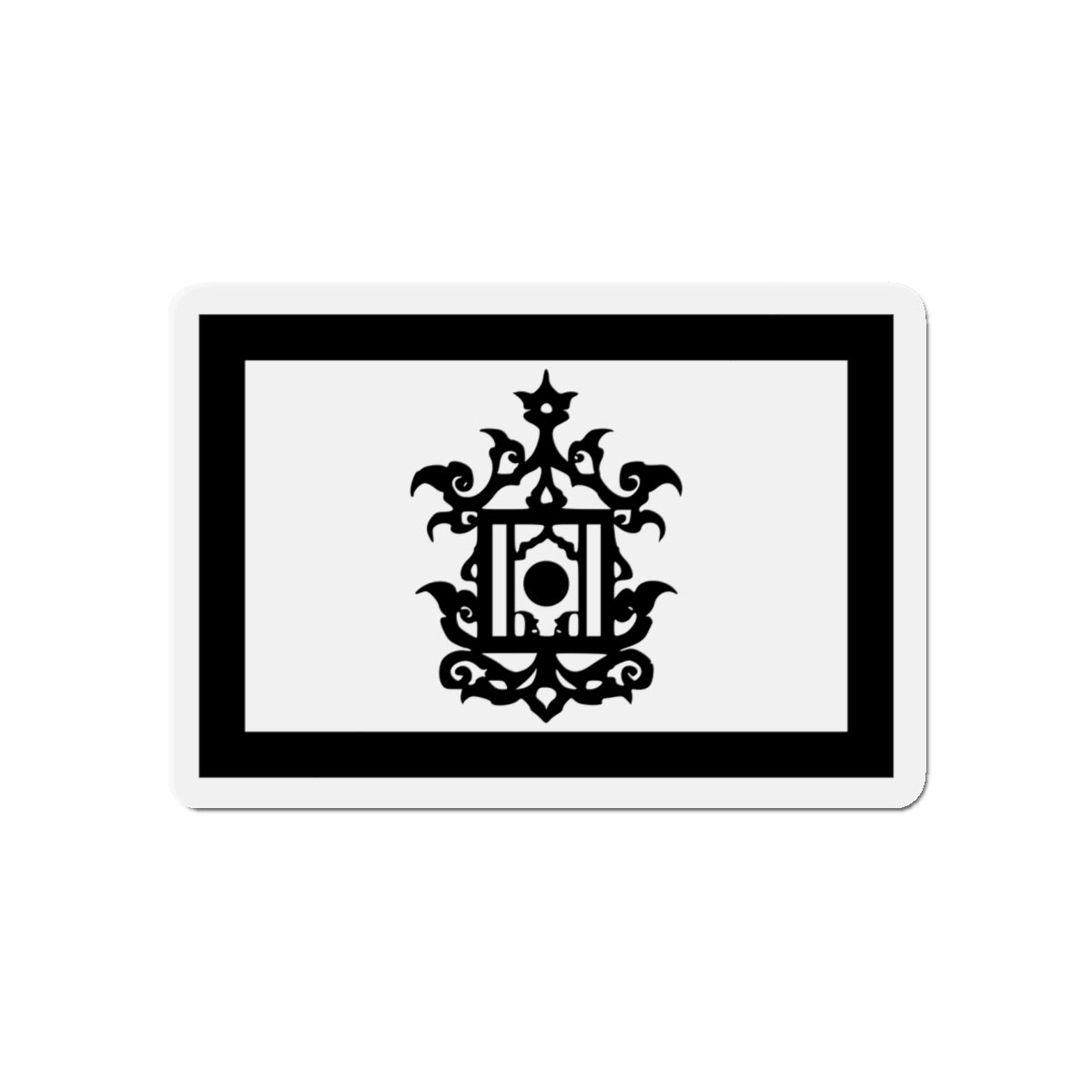 Flag of 18th Century Flag of Sulu Malaysia - Die-Cut Magnet-5" x 5"-The Sticker Space