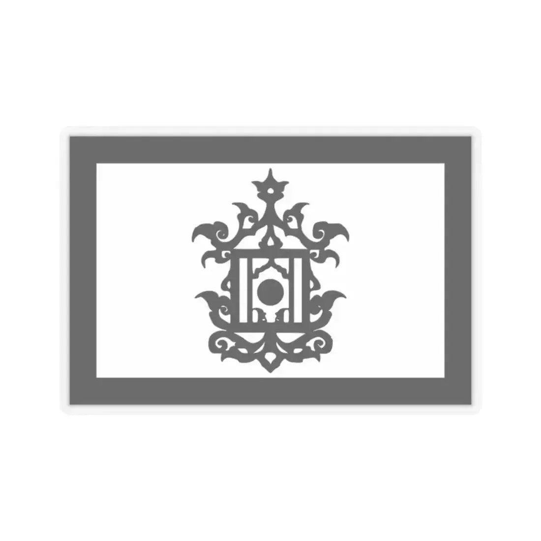 Flag of 18th Century Flag of Sulu Malaysia - STICKER Vinyl Kiss-Cut Decal 2 Inch Transparent - The Sticker Space