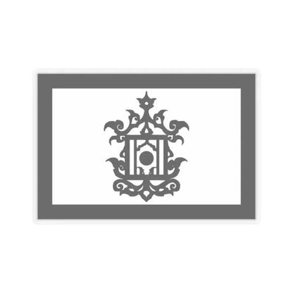 Flag of 18th Century Flag of Sulu Malaysia - STICKER Vinyl Kiss-Cut Decal 2 Inch Transparent - The Sticker Space