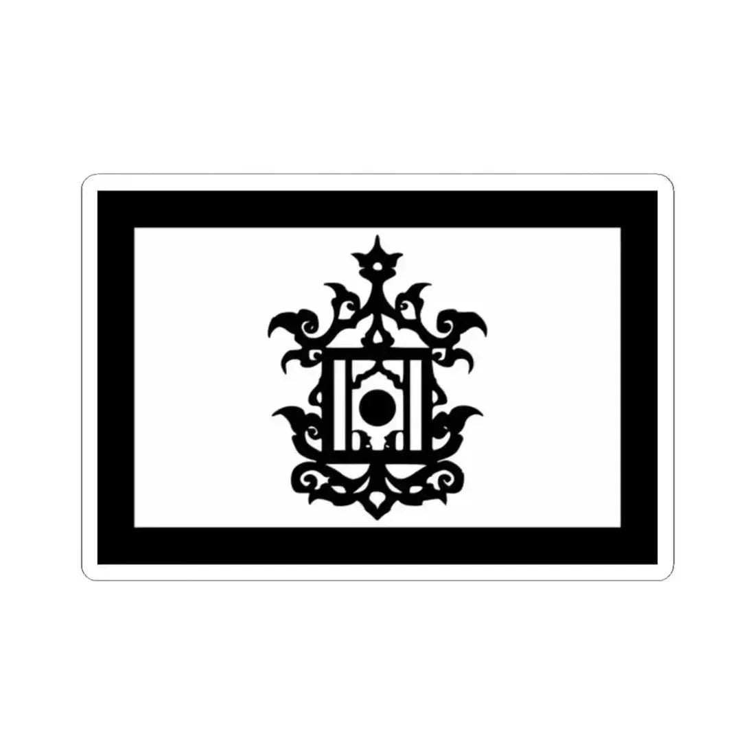 Flag of 18th Century Flag of Sulu Malaysia - STICKER Vinyl Kiss-Cut Decal 2 Inch White - The Sticker Space