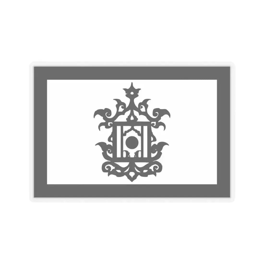 Flag of 18th Century Flag of Sulu Malaysia - STICKER Vinyl Kiss-Cut Decal 6 Inch Transparent - The Sticker Space