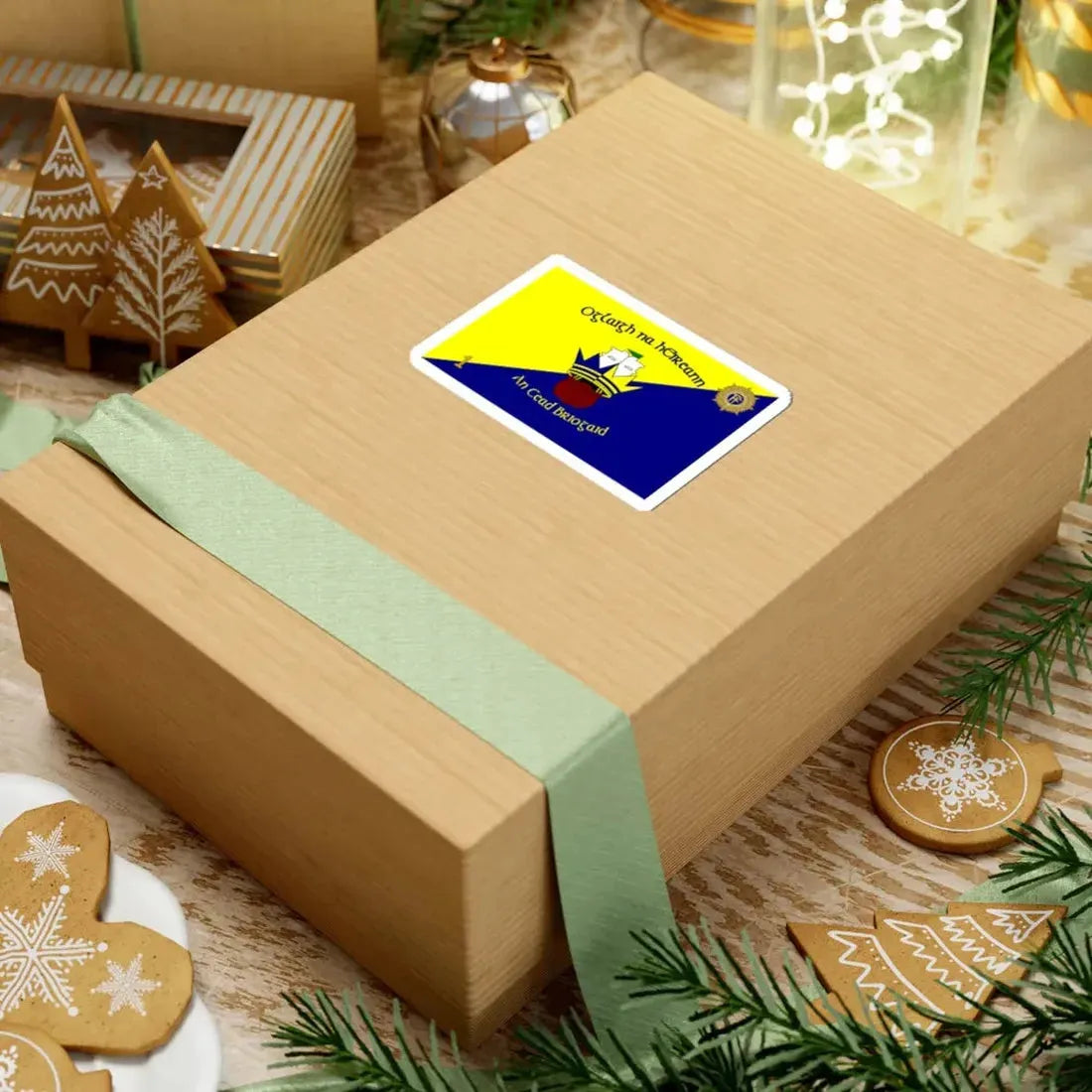 Flag of 1st Brigade Ireland (Ireland) STICKER Vinyl Kiss-Cut Decal - The Sticker Space