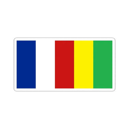 Flag of 4 September 1933 (Cuba) STICKER Vinyl Kiss-Cut Decal 6 Inch White - The Sticker Space