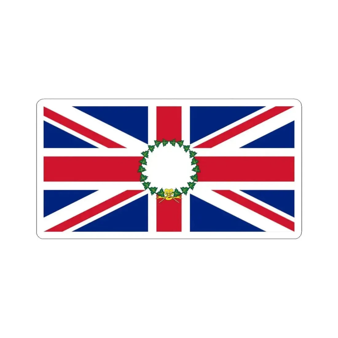 Flag of a Governor-General of Canada (Canada) STICKER Vinyl Kiss-Cut Decal 3 Inch White - The Sticker Space