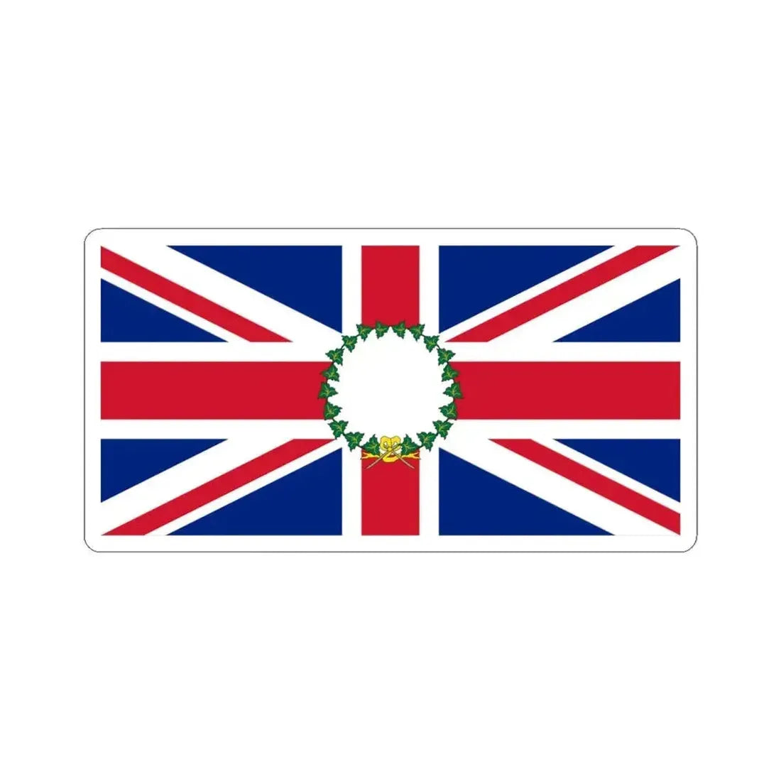 Flag of a Governor-General of Canada (Canada) STICKER Vinyl Kiss-Cut Decal 6 Inch White - The Sticker Space