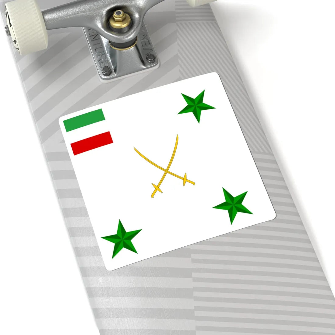 Flag of a Persian Army Corps General (Iran) STICKER Vinyl Kiss-Cut Decal - The Sticker Space