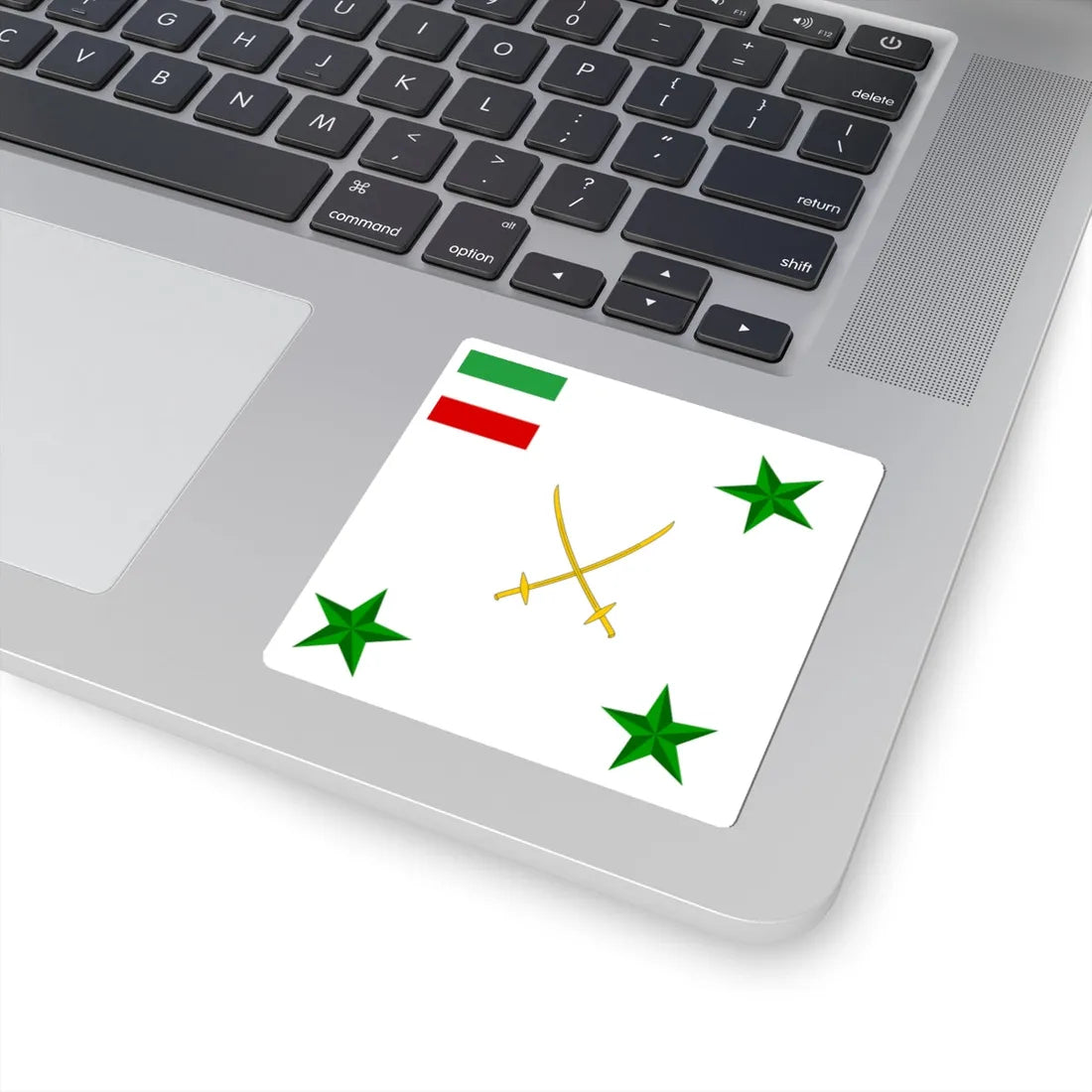 Flag of a Persian Army Corps General (Iran) STICKER Vinyl Kiss-Cut Decal - The Sticker Space