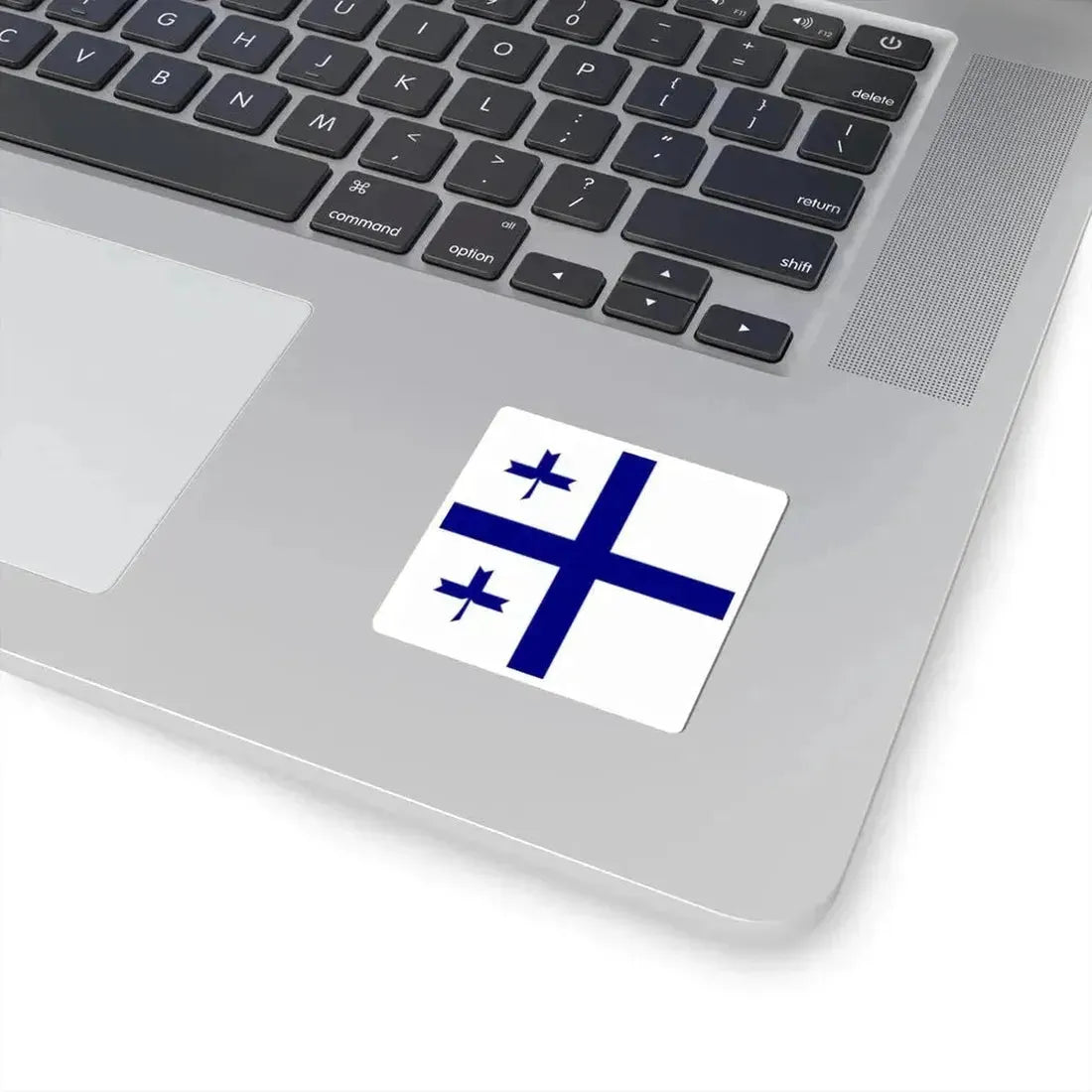 Flag of a rear admiral of the Independent State of Croatia (Croatia) STICKER Vinyl Kiss-Cut Decal - The Sticker Space