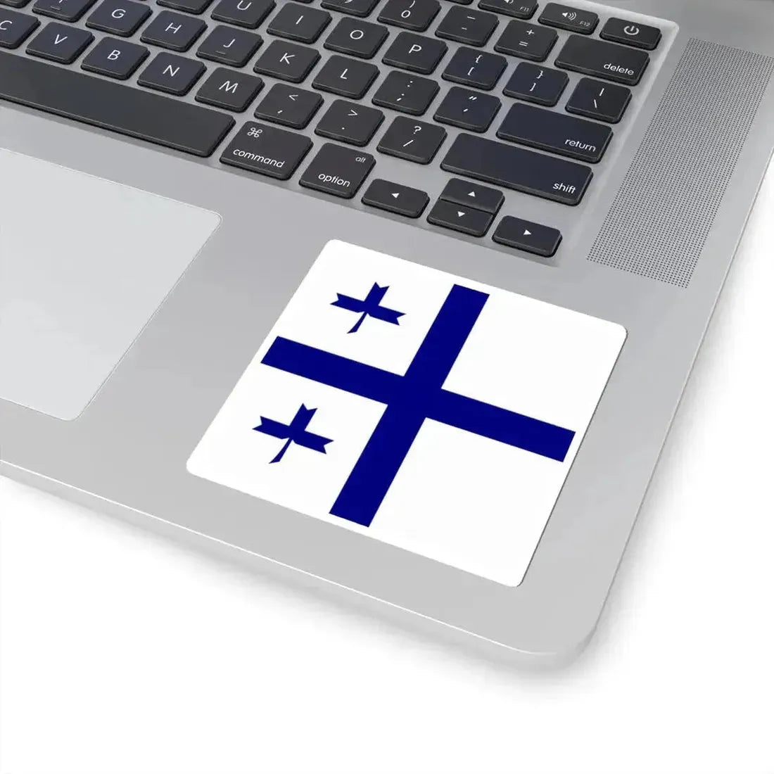 Flag of a rear admiral of the Independent State of Croatia (Croatia) STICKER Vinyl Kiss-Cut Decal - The Sticker Space