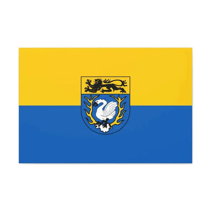 Flag of Aachen Germany - Canvas Wall Art 30" x 20" 1.25" - The Sticker Space