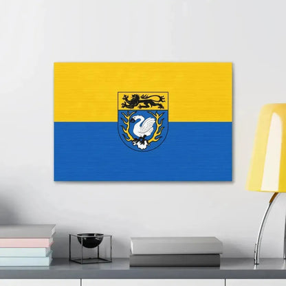 Flag of Aachen Germany - Canvas Wall Art - The Sticker Space