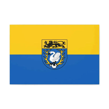 Flag of Aachen Germany - Canvas Wall Art - The Sticker Space