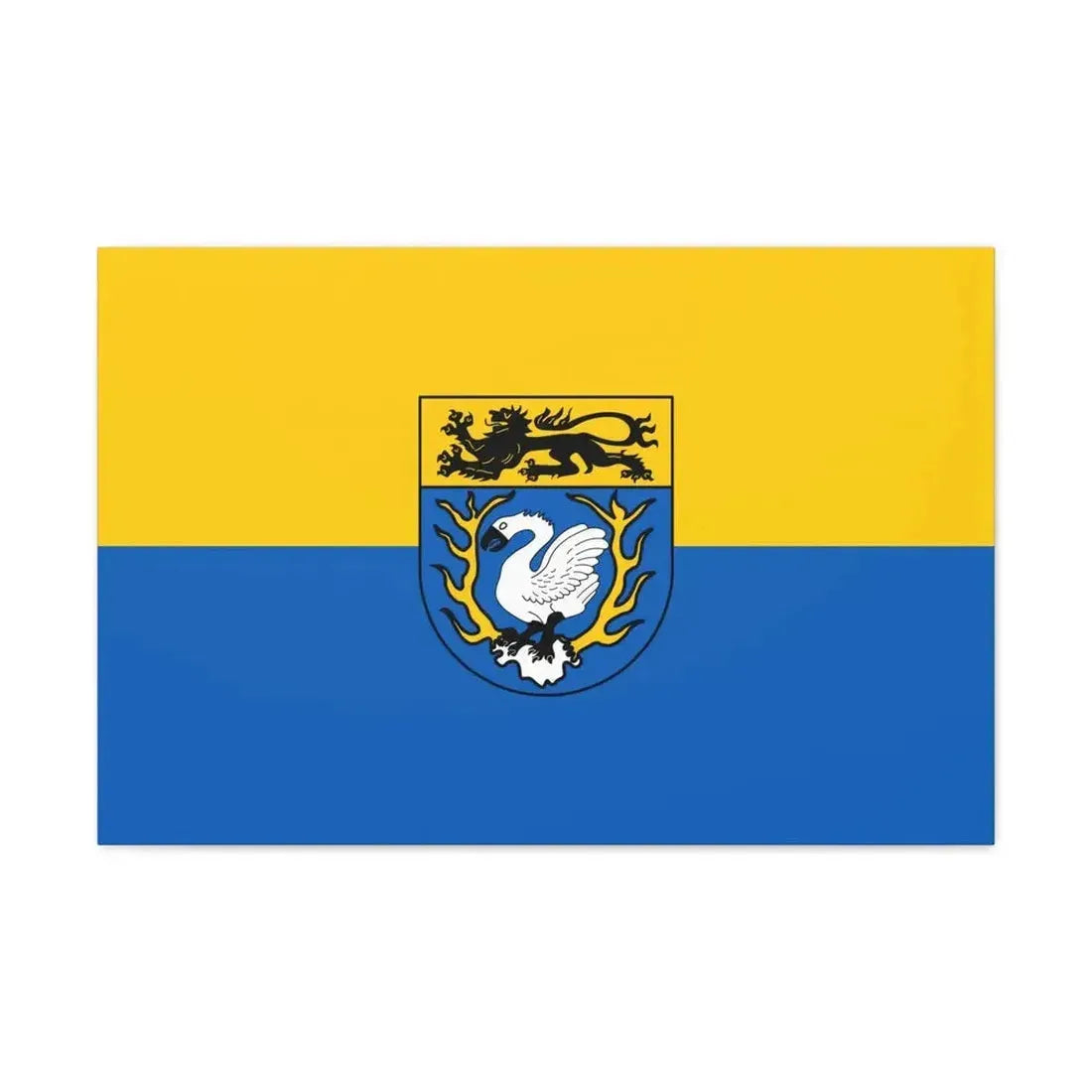 Flag of Aachen Germany - Canvas Wall Art - The Sticker Space