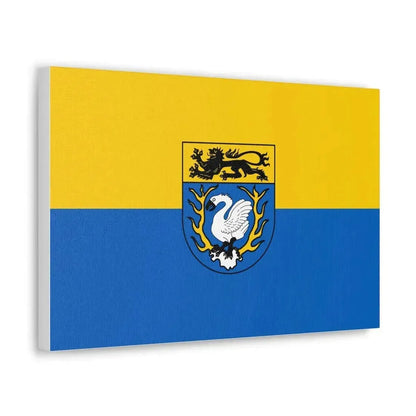 Flag of Aachen Germany - Canvas Wall Art - The Sticker Space