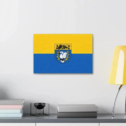 Flag of Aachen Germany - Canvas Wall Art - The Sticker Space