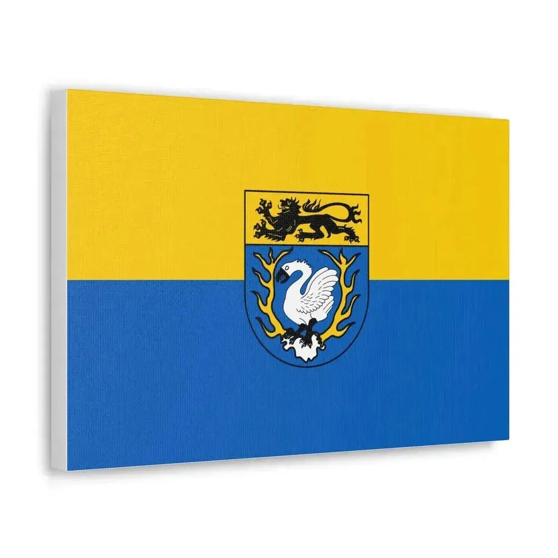 Flag of Aachen Germany - Canvas Wall Art - The Sticker Space