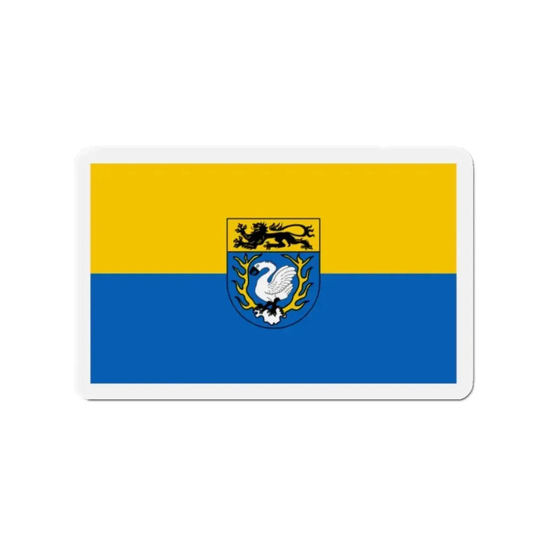 Flag of Aachen Germany - Refrigerator Magnet 2 Inch - The Sticker Space