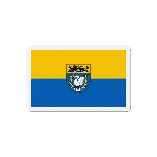 Flag of Aachen Germany - Refrigerator Magnet 6 Inch - The Sticker Space