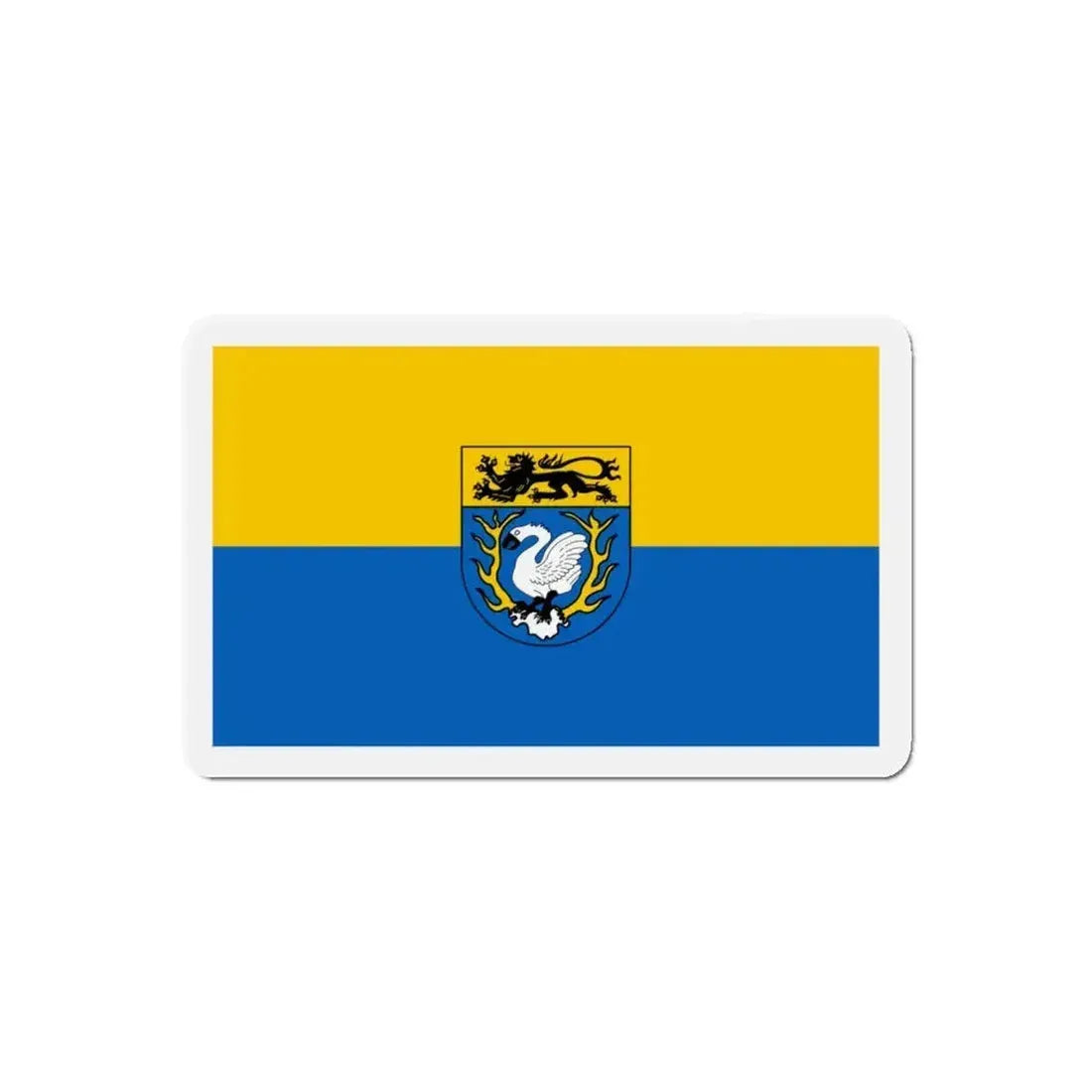 Flag of Aachen Germany - Refrigerator Magnet - The Sticker Space