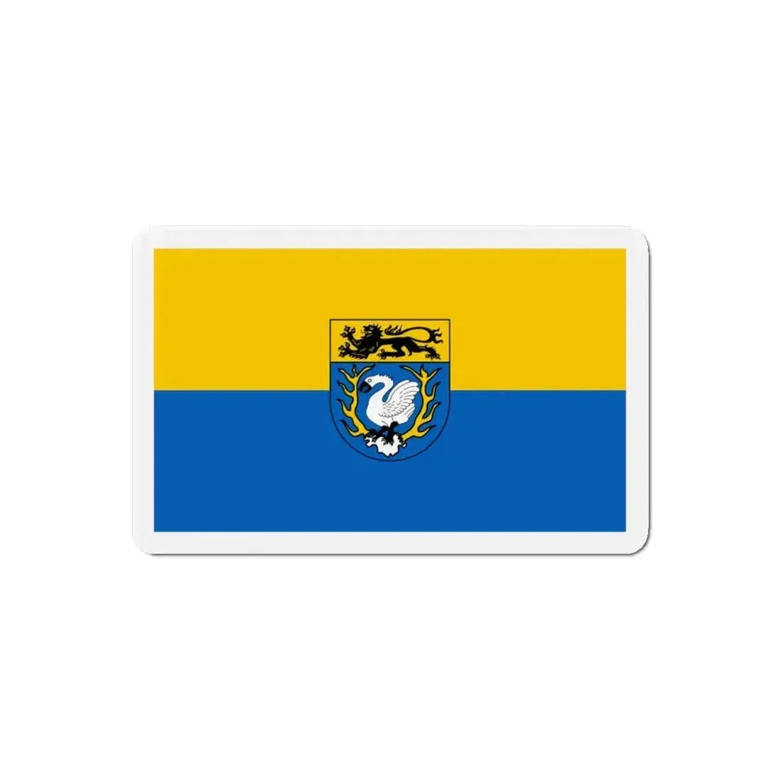 Flag of Aachen Germany - Refrigerator Magnet - The Sticker Space