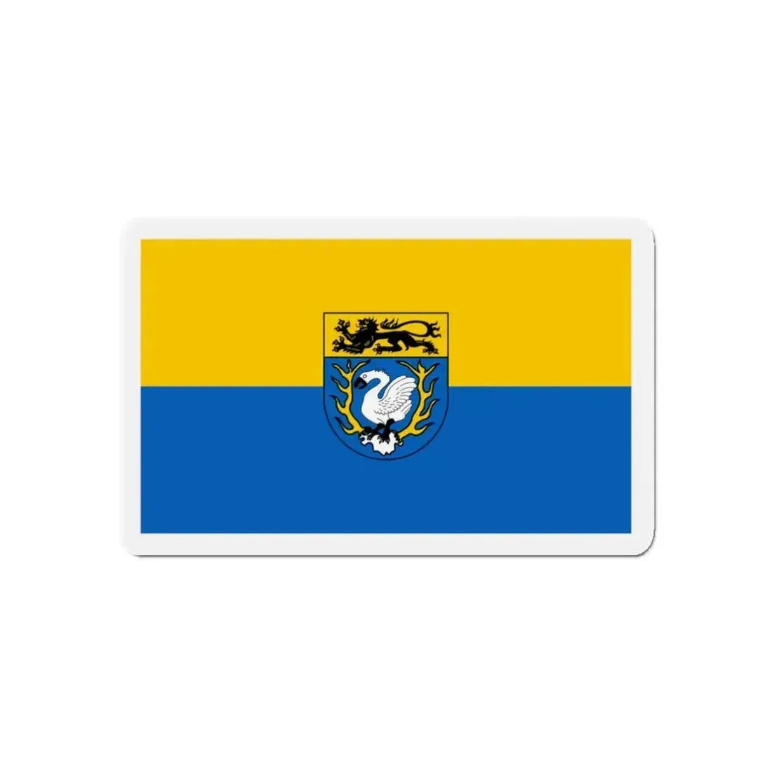 Flag of Aachen Germany - Refrigerator Magnet - The Sticker Space