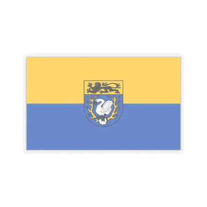 Flag of Aachen Germany - STICKER Vinyl Kiss-Cut Decal 2 Inch Transparent - The Sticker Space