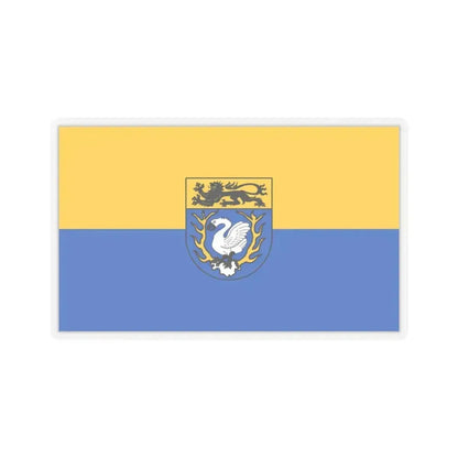 Flag of Aachen Germany - STICKER Vinyl Kiss-Cut Decal 3 Inch Transparent - The Sticker Space