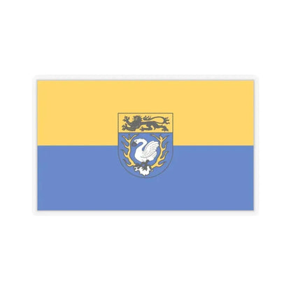 Flag of Aachen Germany - STICKER Vinyl Kiss-Cut Decal 6 Inch Transparent - The Sticker Space