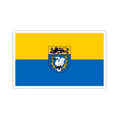 Flag of Aachen Germany - STICKER Vinyl Kiss-Cut Decal 6 Inch White - The Sticker Space