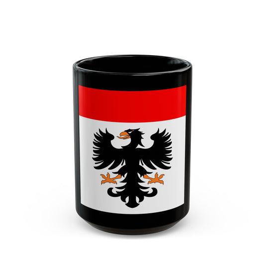 Flag of Aarau Switzerland - Black Coffee Mug-15oz-The Sticker Space