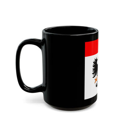 Flag of Aarau Switzerland - Black Coffee Mug-The Sticker Space