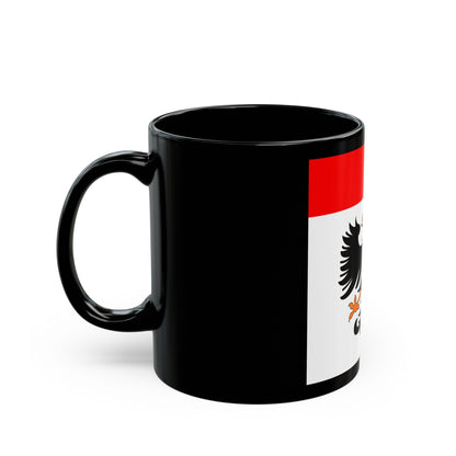 Flag of Aarau Switzerland - Black Coffee Mug-The Sticker Space