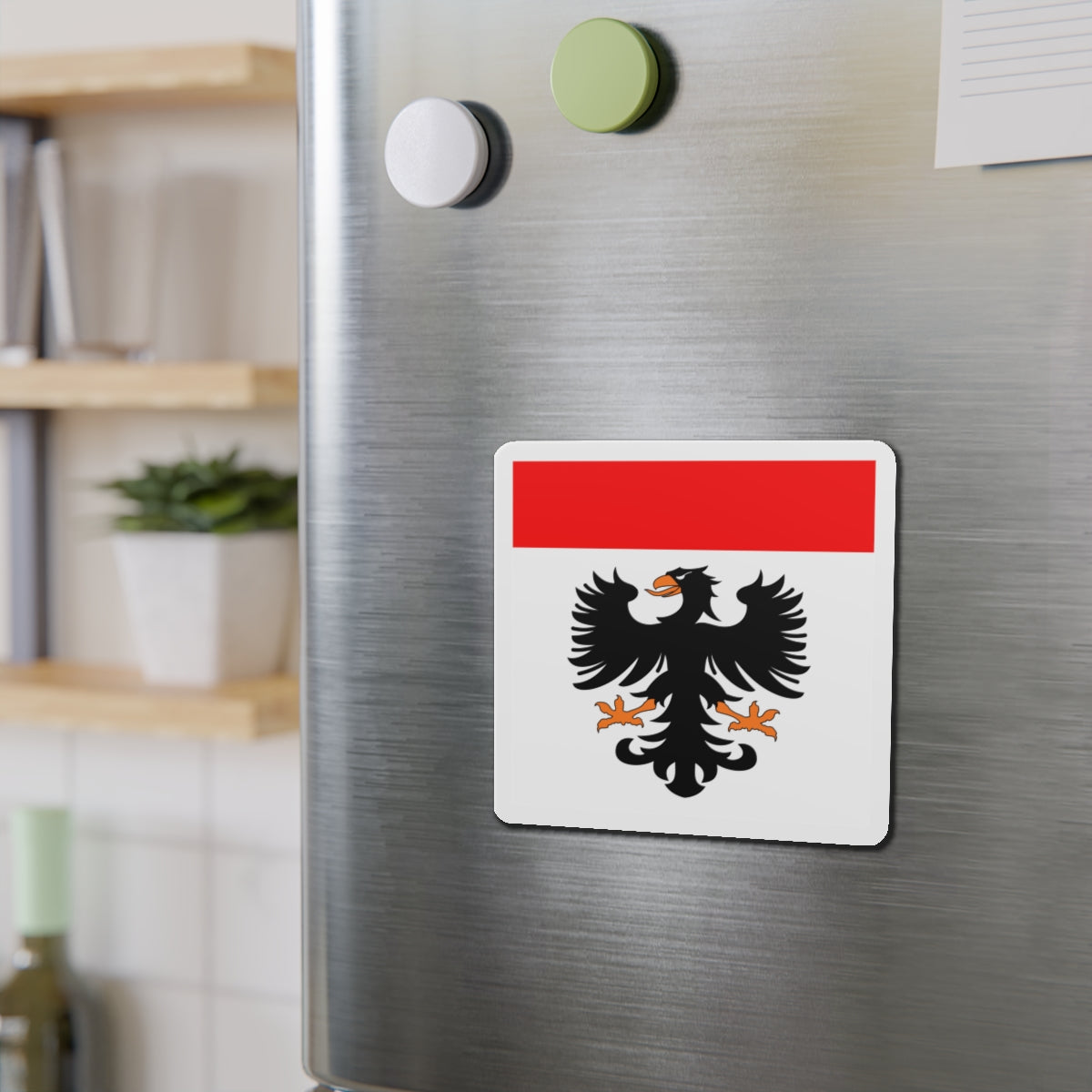 Flag of Aarau Switzerland - Die-Cut Magnet-The Sticker Space