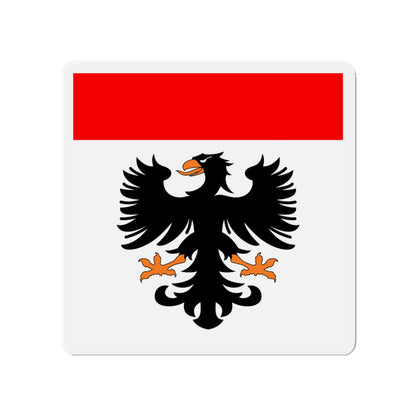 Flag of Aarau Switzerland - Die-Cut Magnet-4" x 4"-The Sticker Space