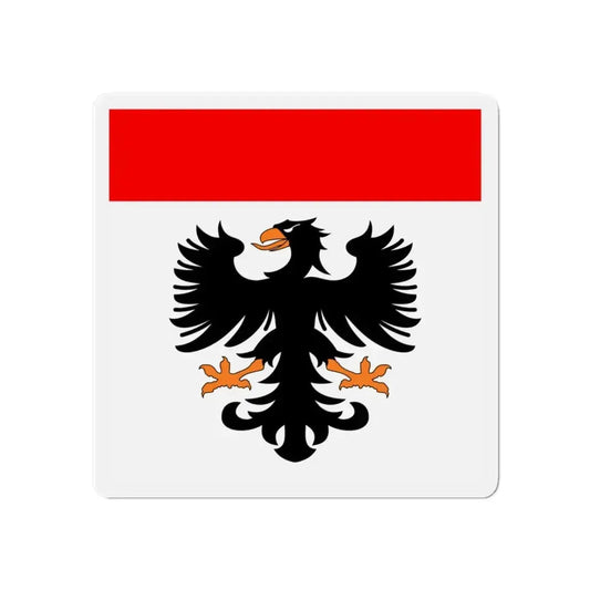 Flag of Aarau Switzerland - Refrigerator Magnet 6 Inch - The Sticker Space