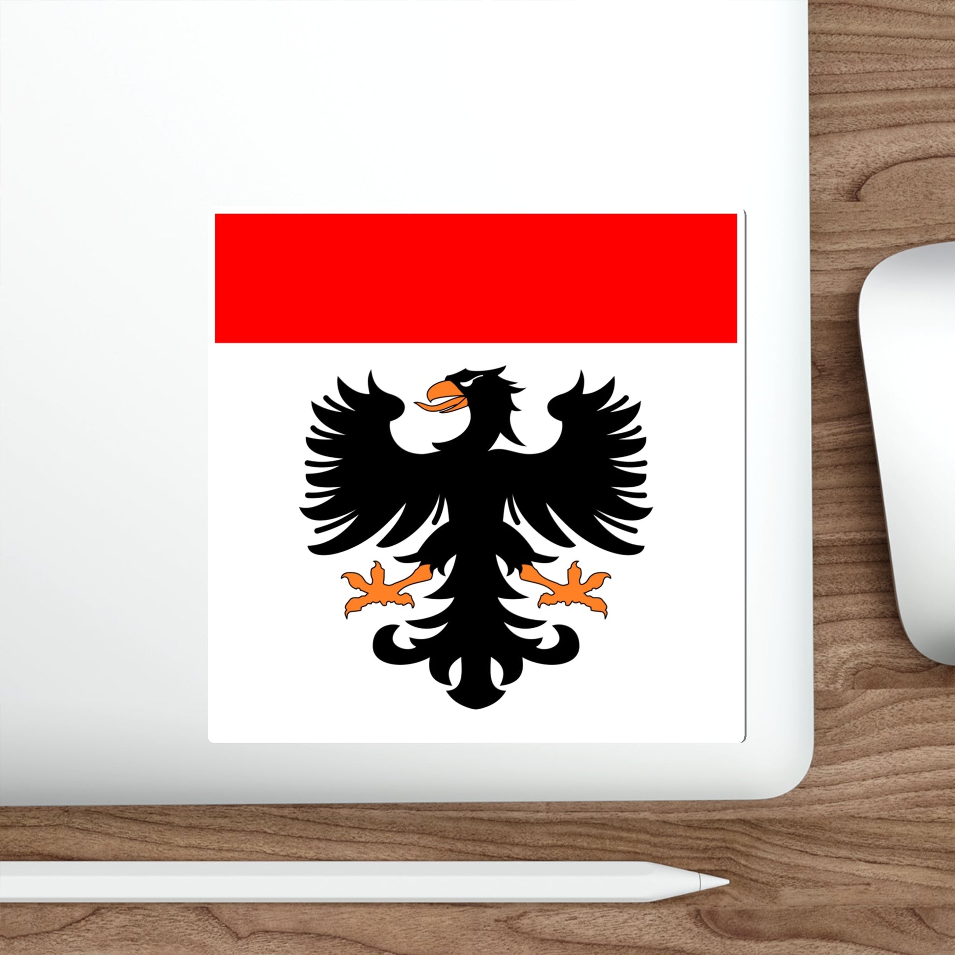 Flag of Aarau Switzerland STICKER Vinyl Die-Cut Decal-The Sticker Space