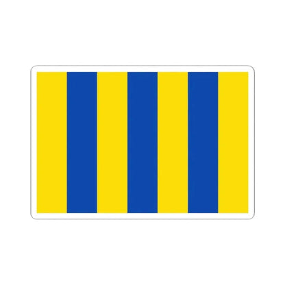 Flag of Aartselaar (Belgium) STICKER Vinyl Kiss-Cut Decal 2 Inch White - The Sticker Space