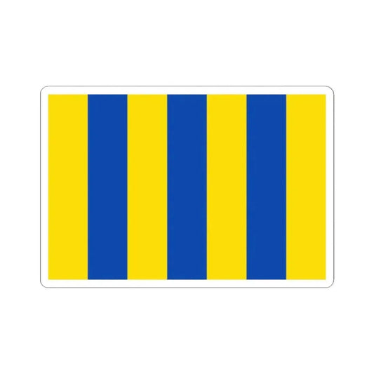 Flag of Aartselaar (Belgium) STICKER Vinyl Kiss-Cut Decal 2 Inch White - The Sticker Space