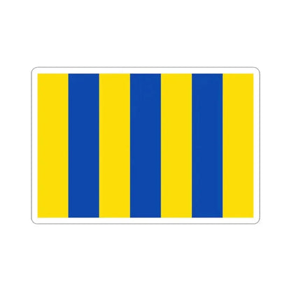 Flag of Aartselaar (Belgium) STICKER Vinyl Kiss-Cut Decal 3 Inch White - The Sticker Space