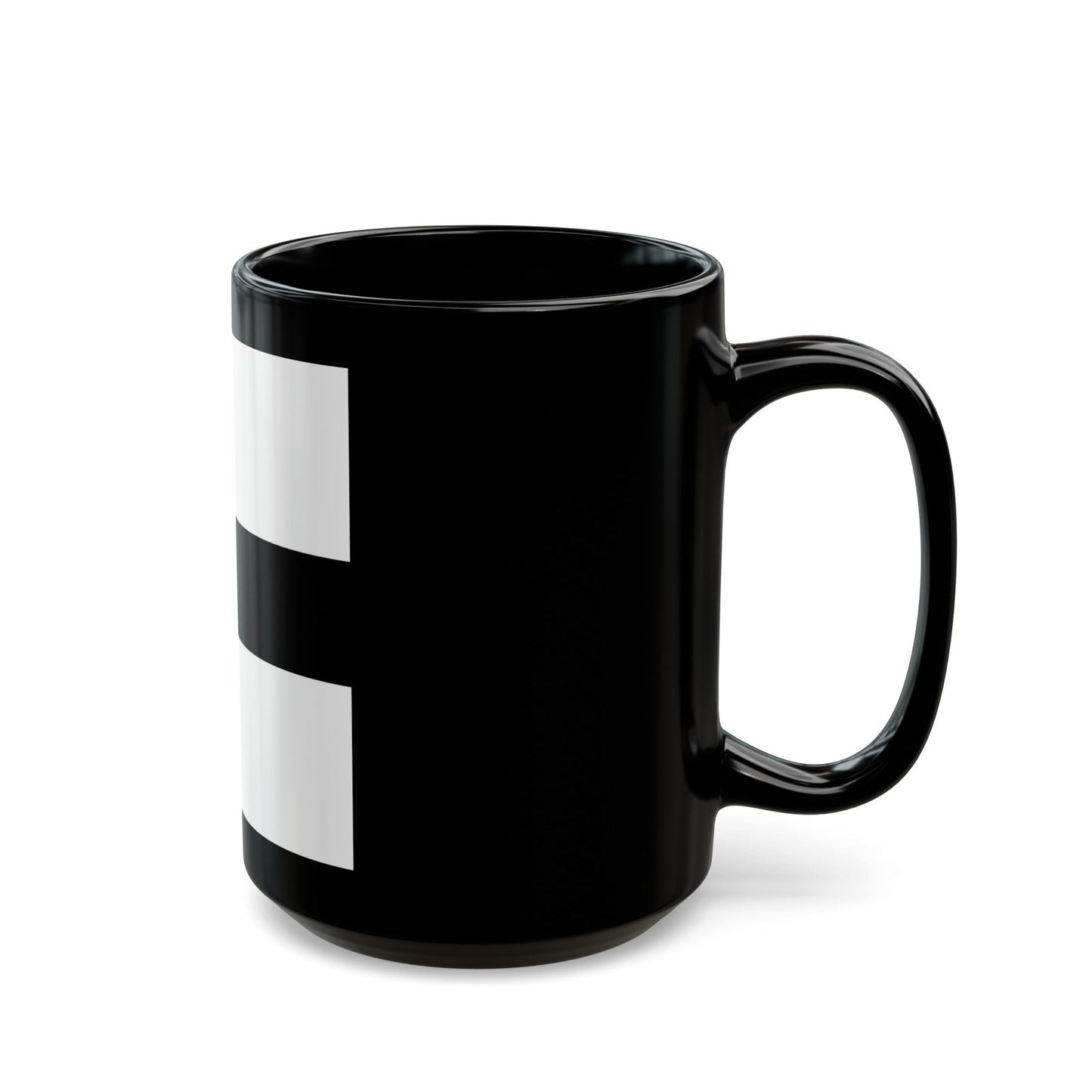 Flag of Aarwangen Switzerland - Black Coffee Mug-The Sticker Space