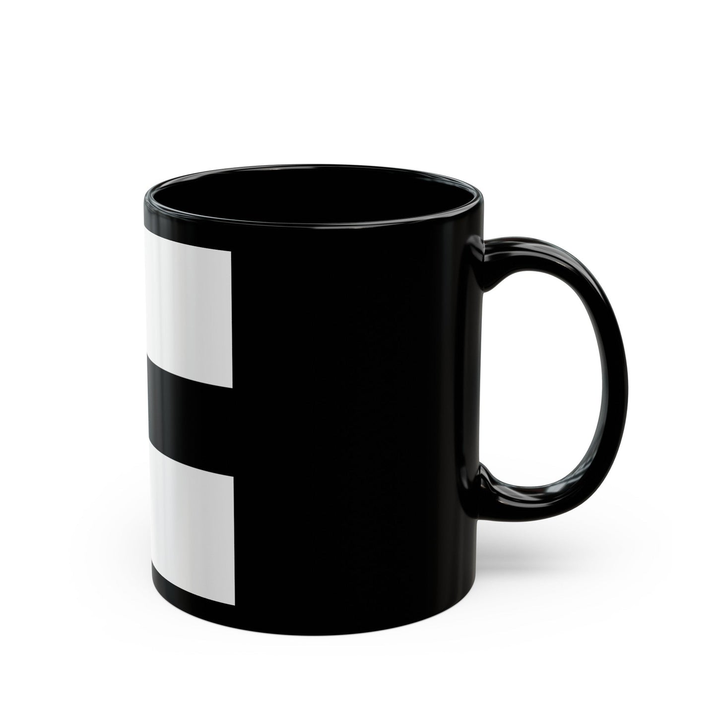 Flag of Aarwangen Switzerland - Black Coffee Mug-The Sticker Space