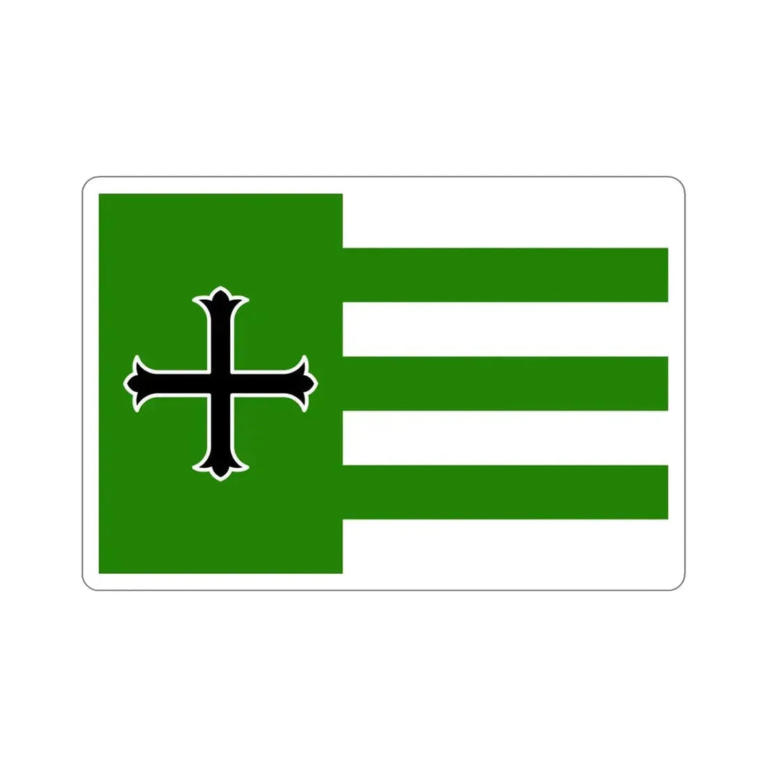 Flag of Añasco Puerto Rico STICKER Vinyl Die-Cut Decal - The Sticker Space