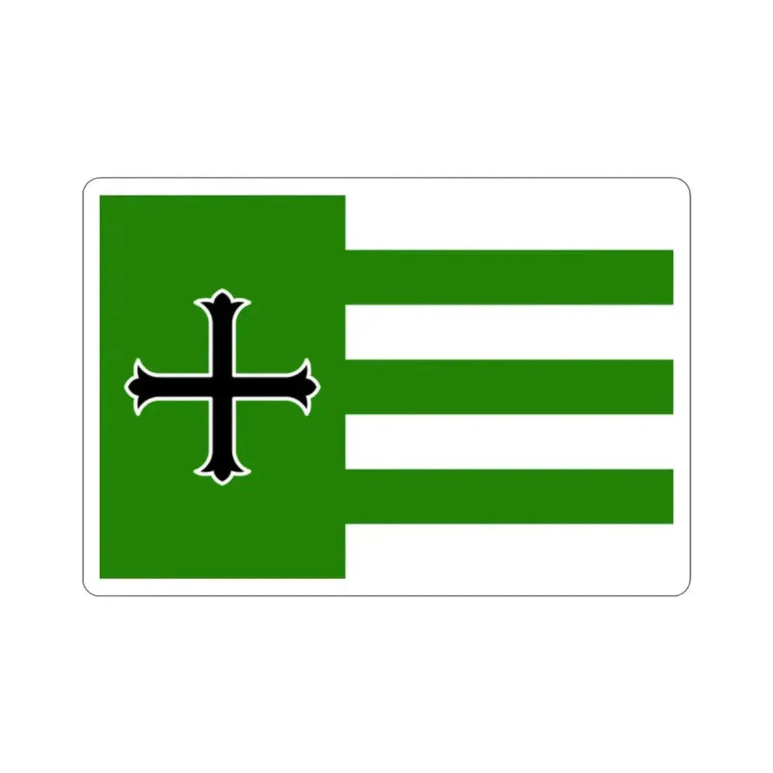 Flag of Añasco Puerto Rico STICKER Vinyl Die-Cut Decal - The Sticker Space