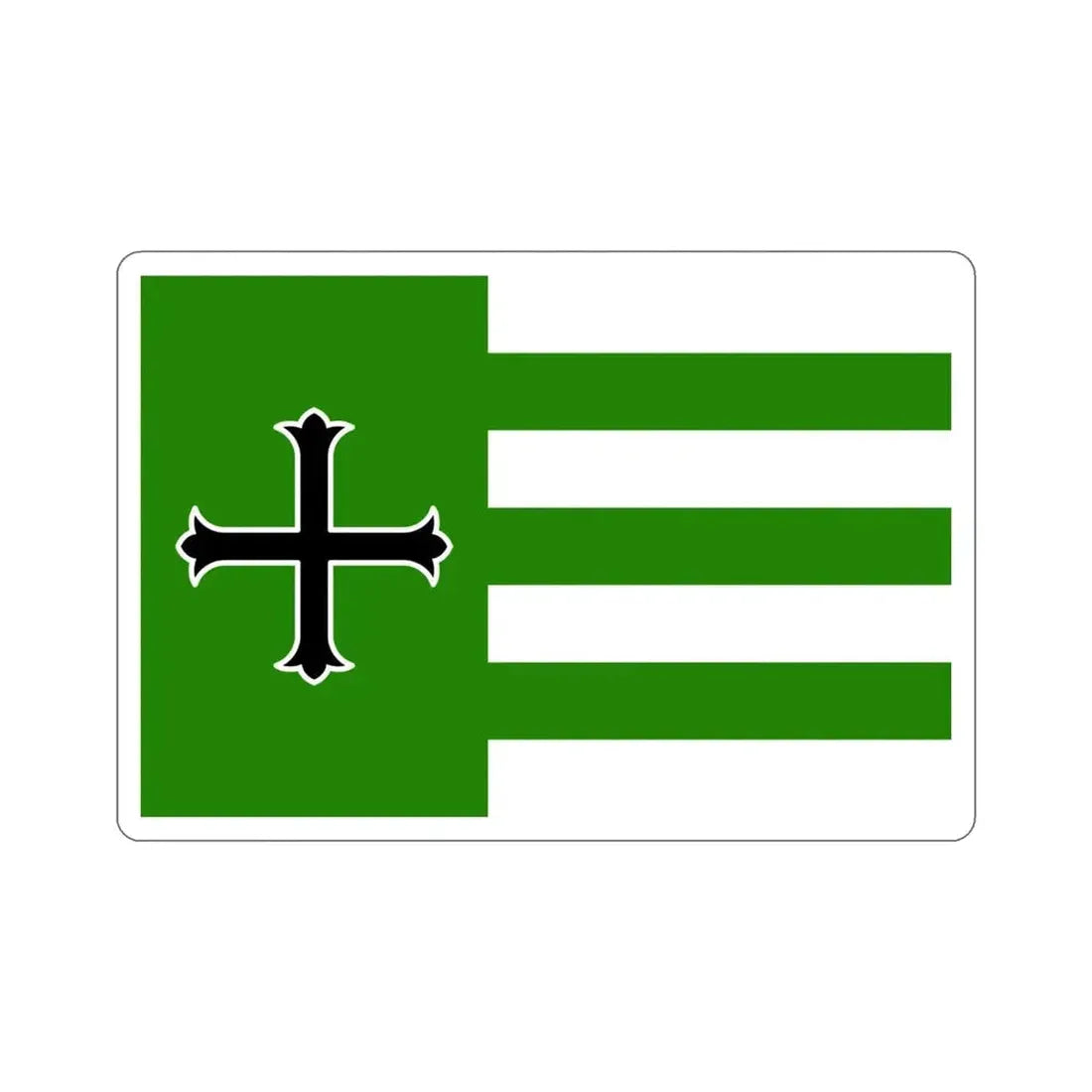 Flag of Añasco Puerto Rico STICKER Vinyl Die-Cut Decal - The Sticker Space