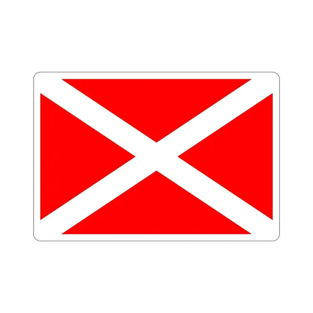Flag of Żabbar Malta STICKER Vinyl Die-Cut Decal 5 Inch - The Sticker Space