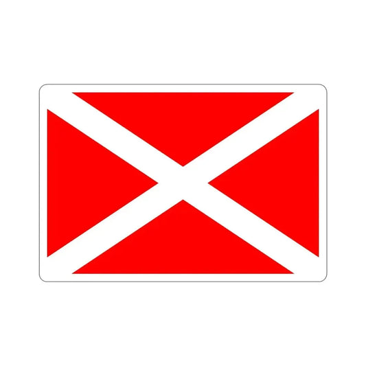 Flag of Żabbar Malta STICKER Vinyl Die-Cut Decal 6 Inch - The Sticker Space