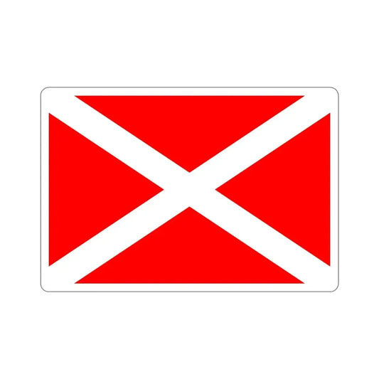 Flag of Żabbar Malta STICKER Vinyl Die-Cut Decal 6 Inch - The Sticker Space