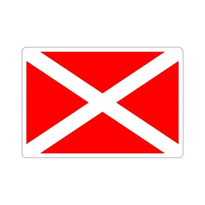 Flag of Żabbar Malta STICKER Vinyl Die-Cut Decal - The Sticker Space